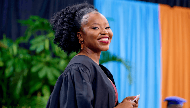 Ms Nonsikelelo Nkwanyana’s summa cum laude master’s study formed part of an international project to reduce solvent use and waste.