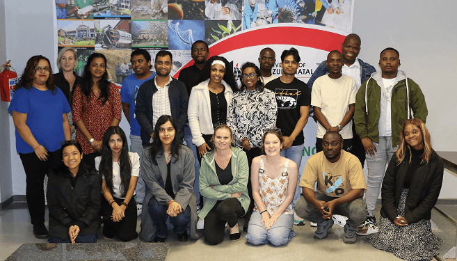 UKZN staff and students at the TDA2ML workshop.