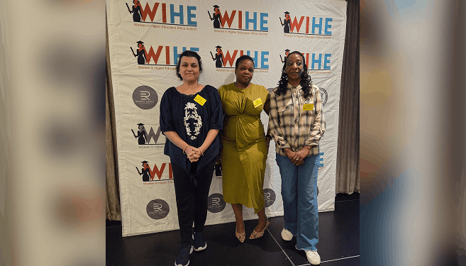 From left: Dr Sahejna Bantho, Ms Nozipho Hlalukane, and Dr Stella Sabi at the Summit.